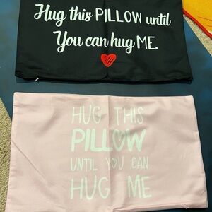 Reversible Throw Pillow Case, 12''x20'' Pillow case, Black (2 pack)